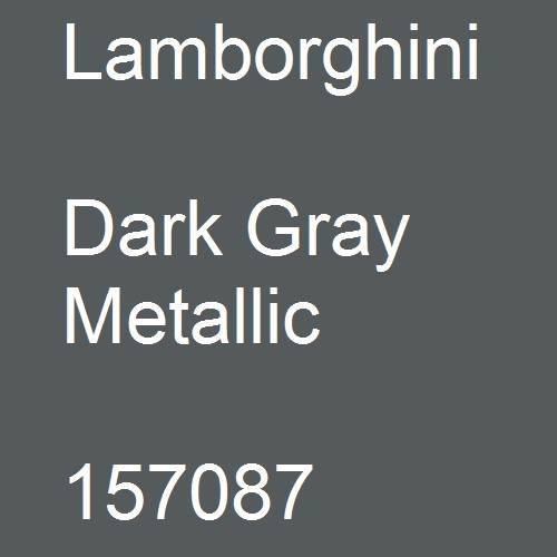 Lamborghini, Dark Gray Metallic, 157087.